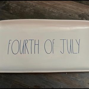 Rae Dunn Fourth of July Platter